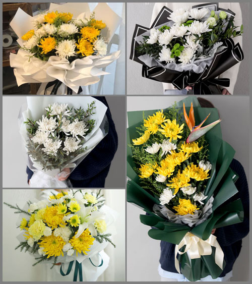 贵州遵义桐梓县新站镇白事花束代送